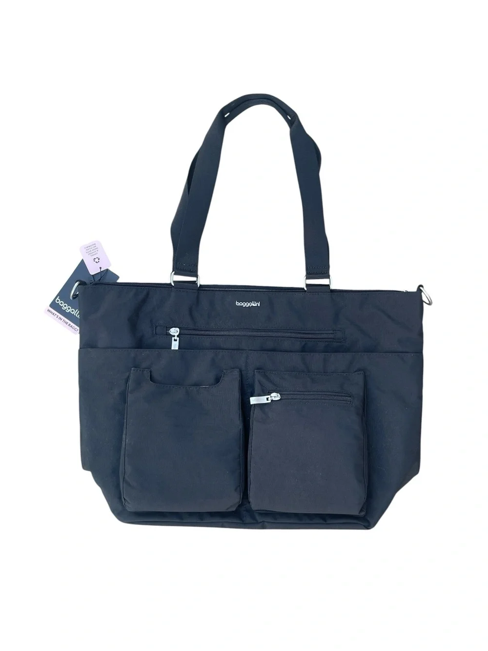 Baggalini Laptop Tote, Black, NWT